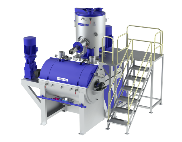 heating cooling mixer horizontal