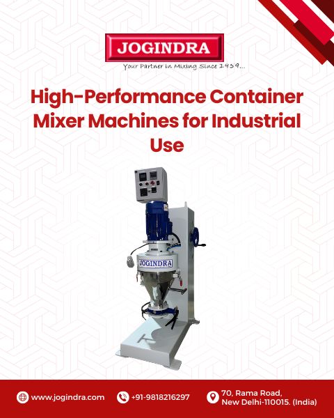 best high performance container mixer machines | Jogindra