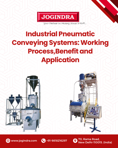Industrial pneumatic conveying system