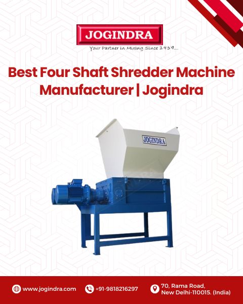 four shaft shredder machine manufacturer